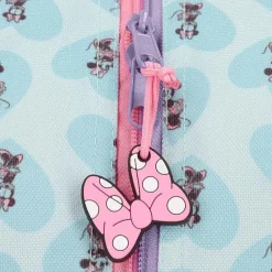 Disney - Estuche azul Disney Minnie My happy place con asa 22x12 cms Poliéster