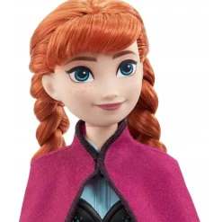 Disney - Frozen - Muñeca viajera Frozen 2 Anna con look de viaje 32 cm ㅤ