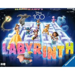 Disney - Laberinto mágico Disney, juego de mesa familiar para 2-4 jugadores ㅤ