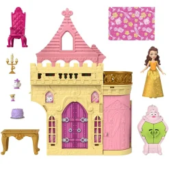 Disney - Mini casa de muñecas Castillo de Bella Disney Princess ㅤ