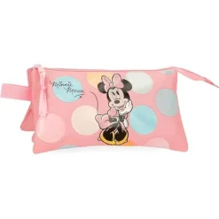 Disney - Minnie portatodo triple rosa