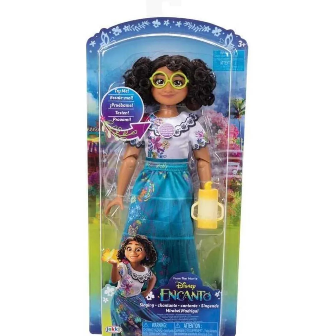 Disney - Muñeca cantarina Mirabel Madrigal Encanto 25cm ㅤ