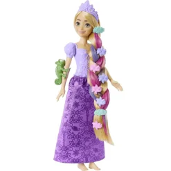 Disney - Rapunzel - Muñeca Princesa Rapunzel con peinados mágicos y accesorios