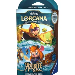Disney Lorcana - Mazo de inicio Azurite Sea - Esmeralda/Zafiro (inglés)