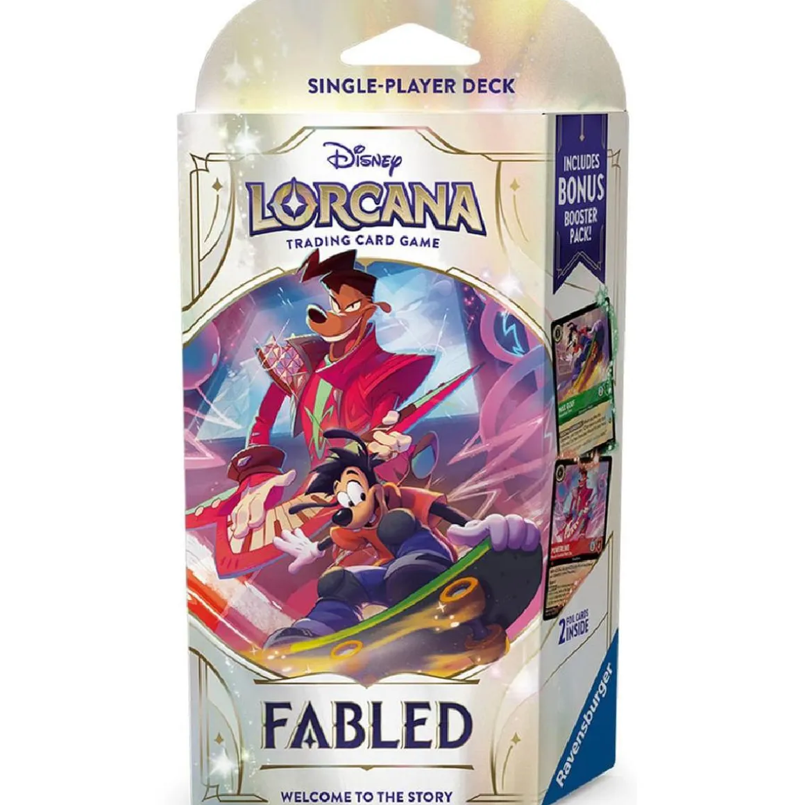 Disney Lorcana Fabled - Mazo de inicio Esmeralda / Rubí (inglés)
