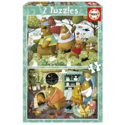 Educa - Cuentos del bosque - 2 puzzles 20 piezas