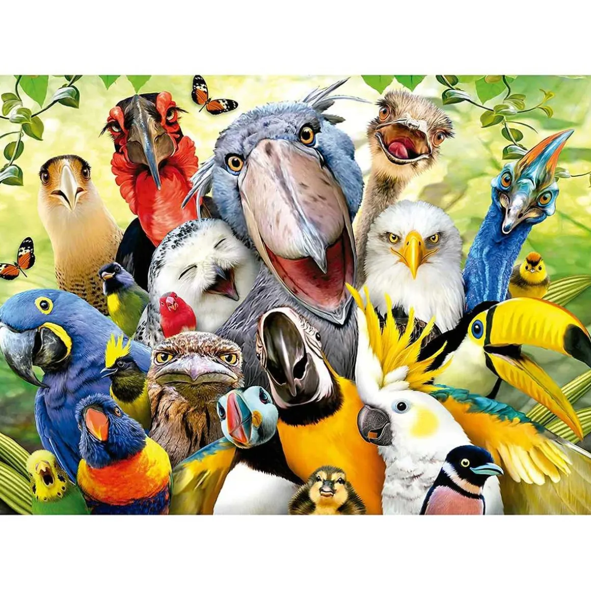 Educa Borras - Puzzle de pajarito: 500 piezas, 48x34 cm con Cola Fix para montaje ㅤ