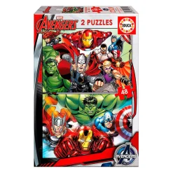 Educa Borrás - Los Vengadores - Puzzle 2x48 Piezas
