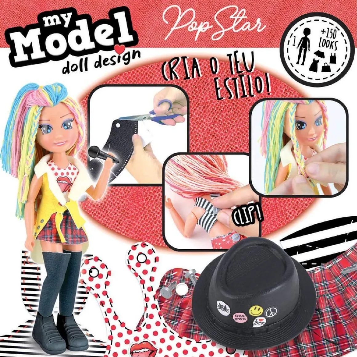 Educa Borrás - Muñeca My Model Doll Design Pop Star