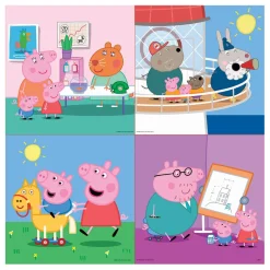 Educa Borrás - Peppa Pig - Pack 4 Puzzles Progresivos
