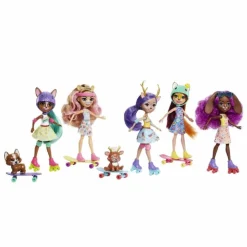 Enchantimals - City Tails - Pack 5 muñecas Skate