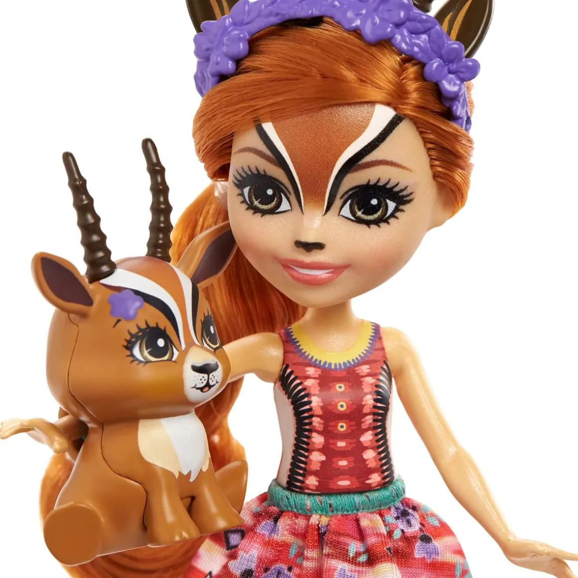 Enchantimals - Gabriela Gazelle y Racer - Pack muñeca y mascota