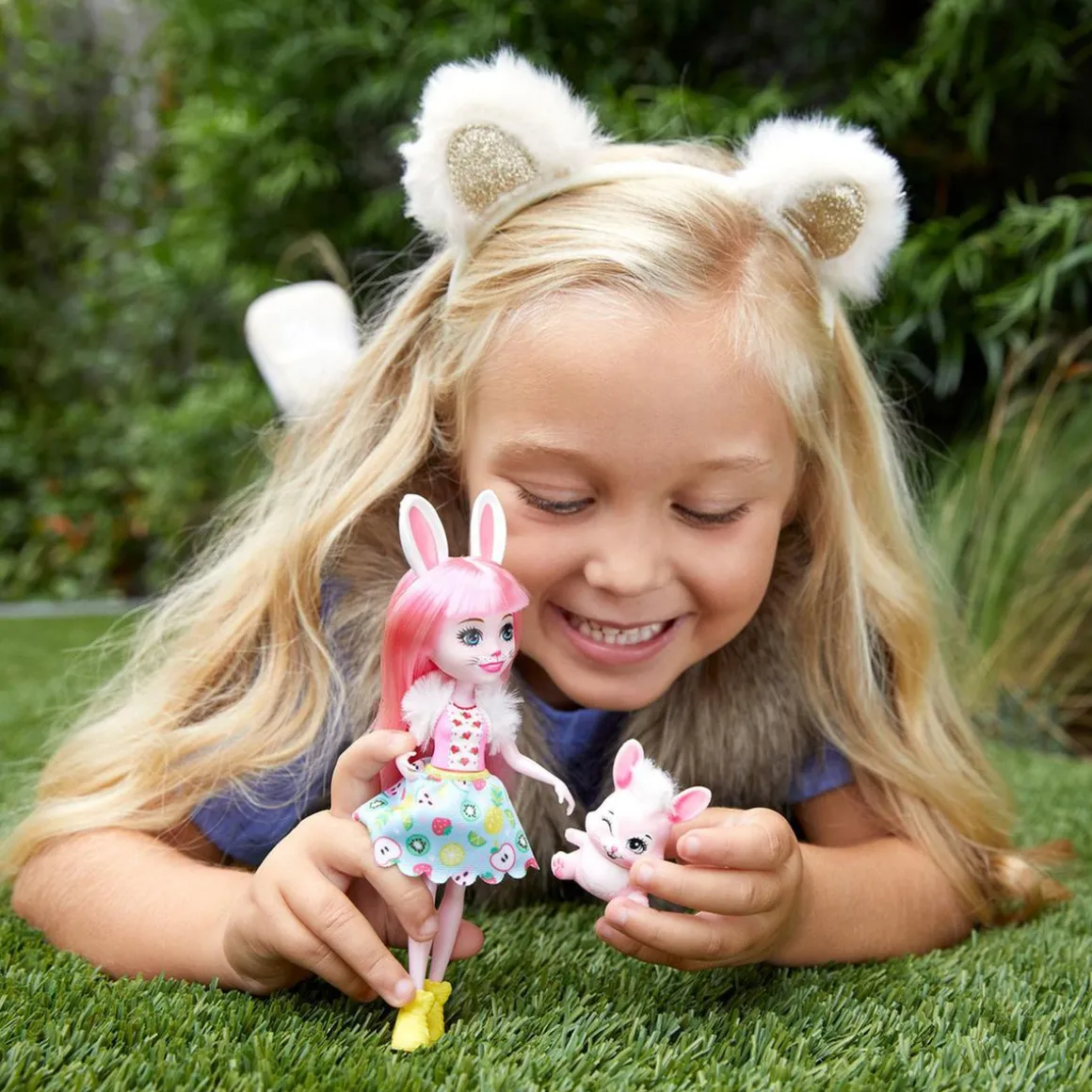 Enchantimals - Muñeca con Mascota - Bree Bunny y Twist