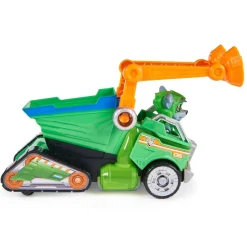 Energía - Patrulla Canina - Camión de reciclaje de juguete con figura de acción Rocky, luces y sonidos ㅤ