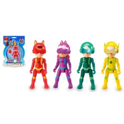 Famosa - Figuras de 7 cm con mochila Petronix (Varios modelos) ㅤ