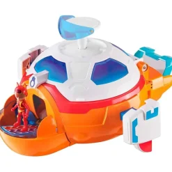 Famosa - Set de Juego 3 en 1 - Cuartel General, Submarino, Barco y Aeronave con Moto de Juguete ㅤ