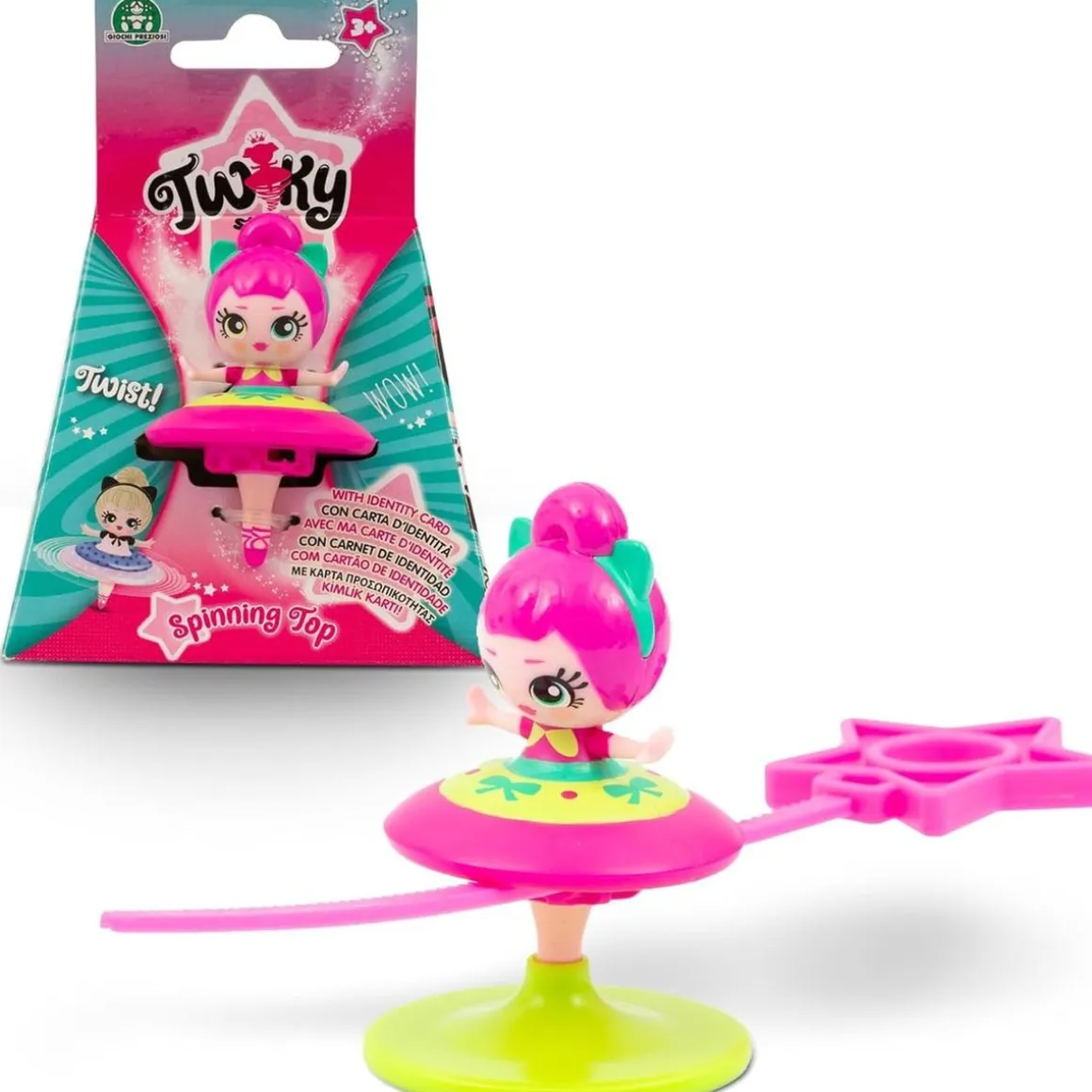 Famosa - Twiky Peonza Bailarina con Spinner Giratorio (Varios modelos) ㅤ