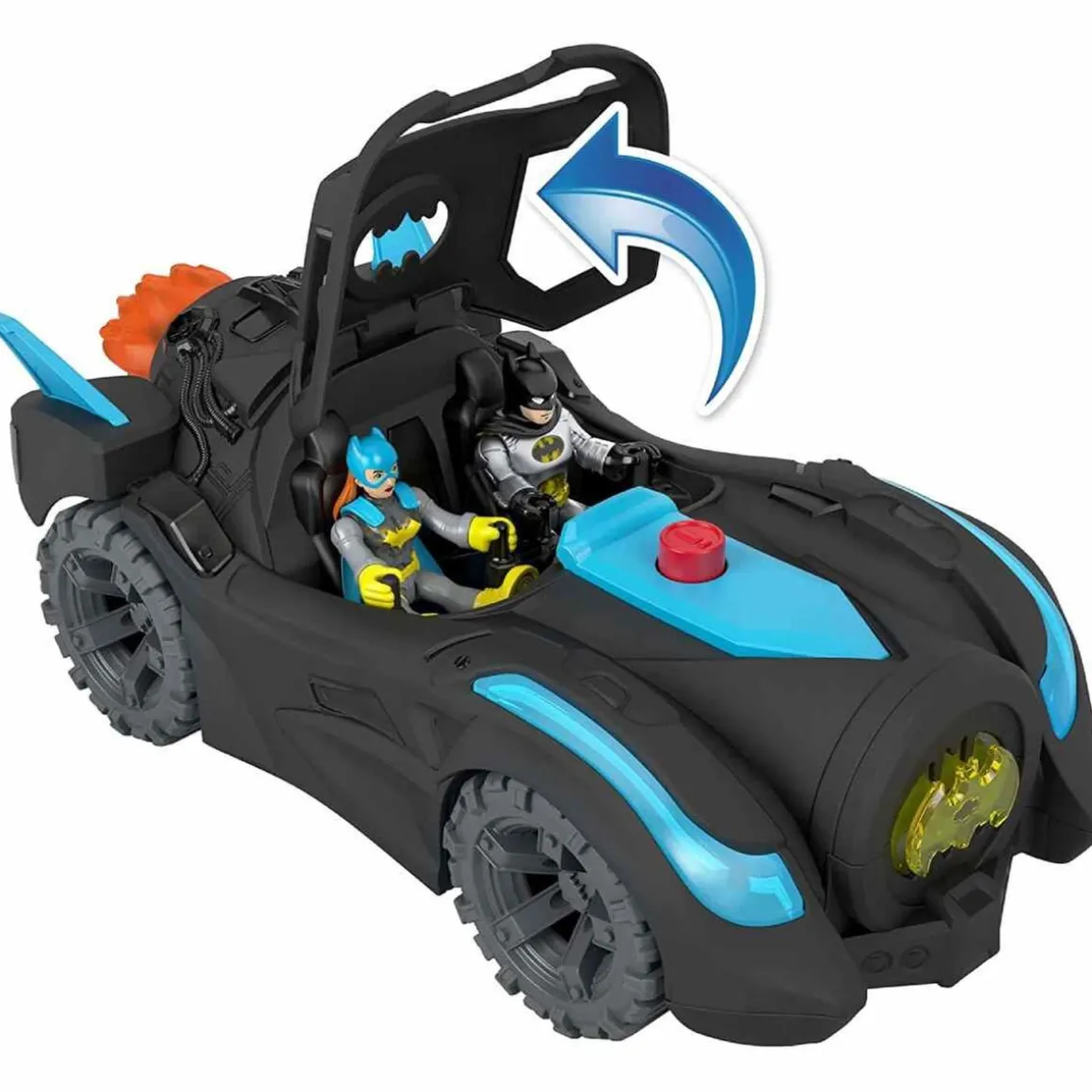 Fisher Price - Imaginext - Batmóvil Power Reveal con figura de Batman