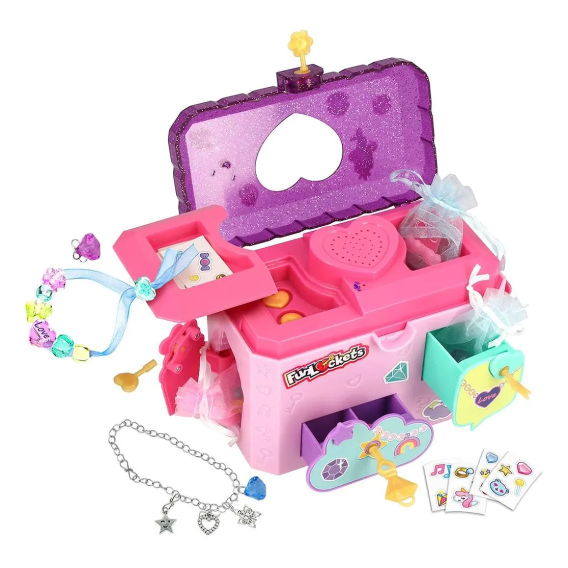 Funlockets - Joyero Secreto con Grabadora, Colgantes y Joyas