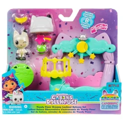 Gabby dollhouse casa muñecas balcón Pandy