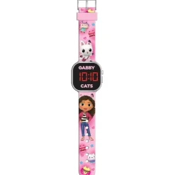 Gabby's Dollhouse - Reloj LED Gabby