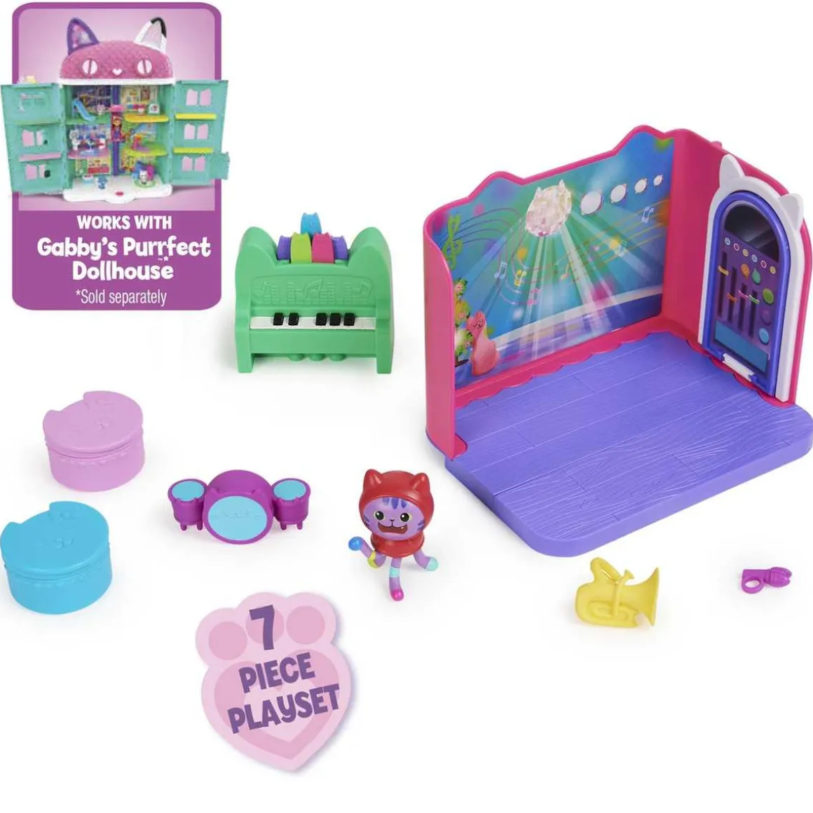 Gabby's Dollhouse - Sala de música de Catnip