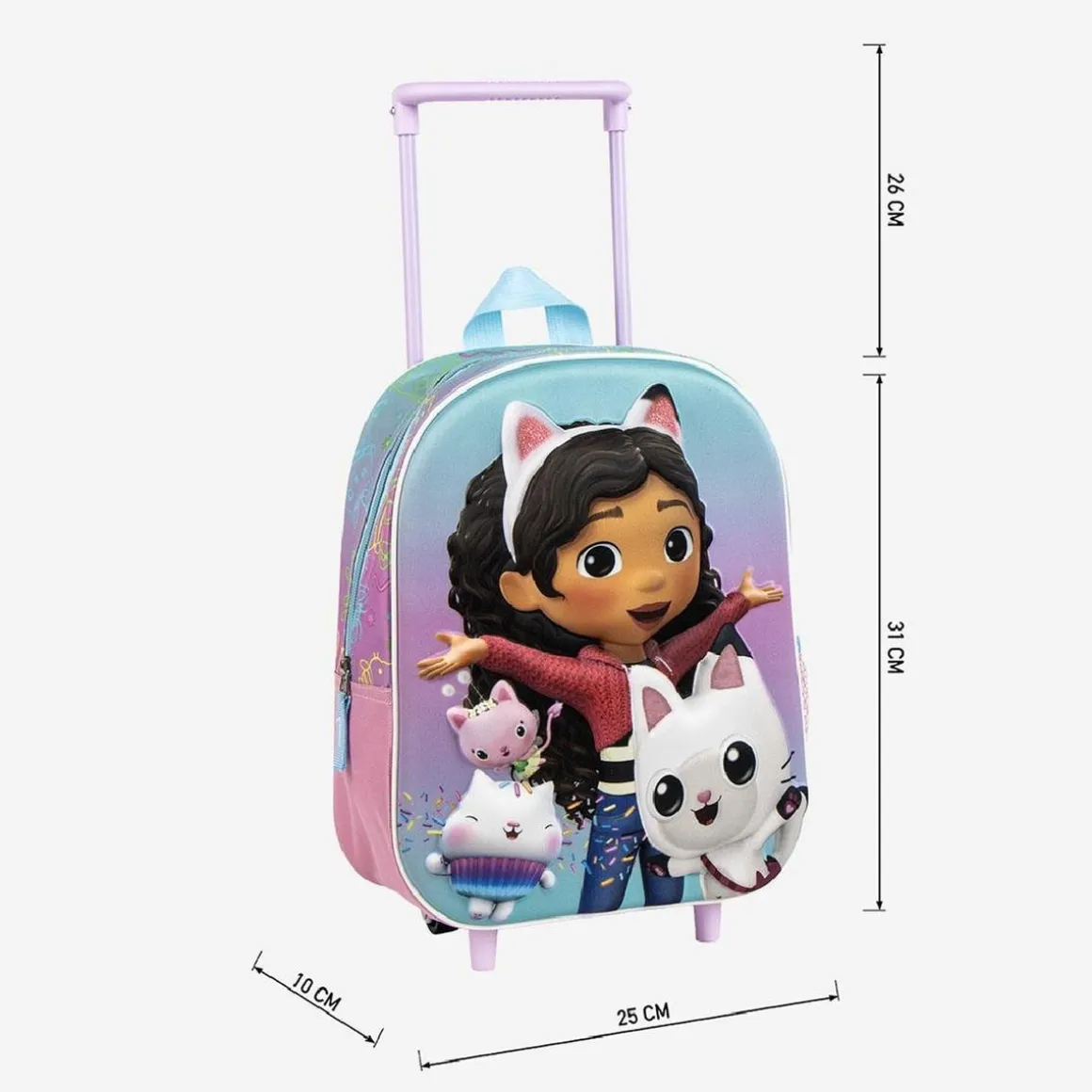 Gabby's Dollhouse - Trolley infantil 3D