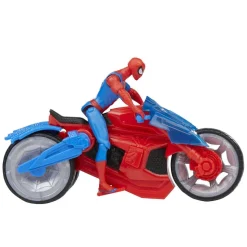 Hasbro - Spider-man - Moto Arácnida Spider-Man - Set de Juego con Figura y Proyectiles ㅤ