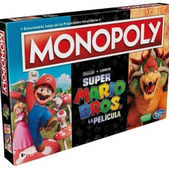 Hasbro - Super Mario - Monopoly edición película Super Mario Bros con token Bowser