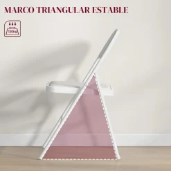 Homcom - 2 sillas plegables Blanco