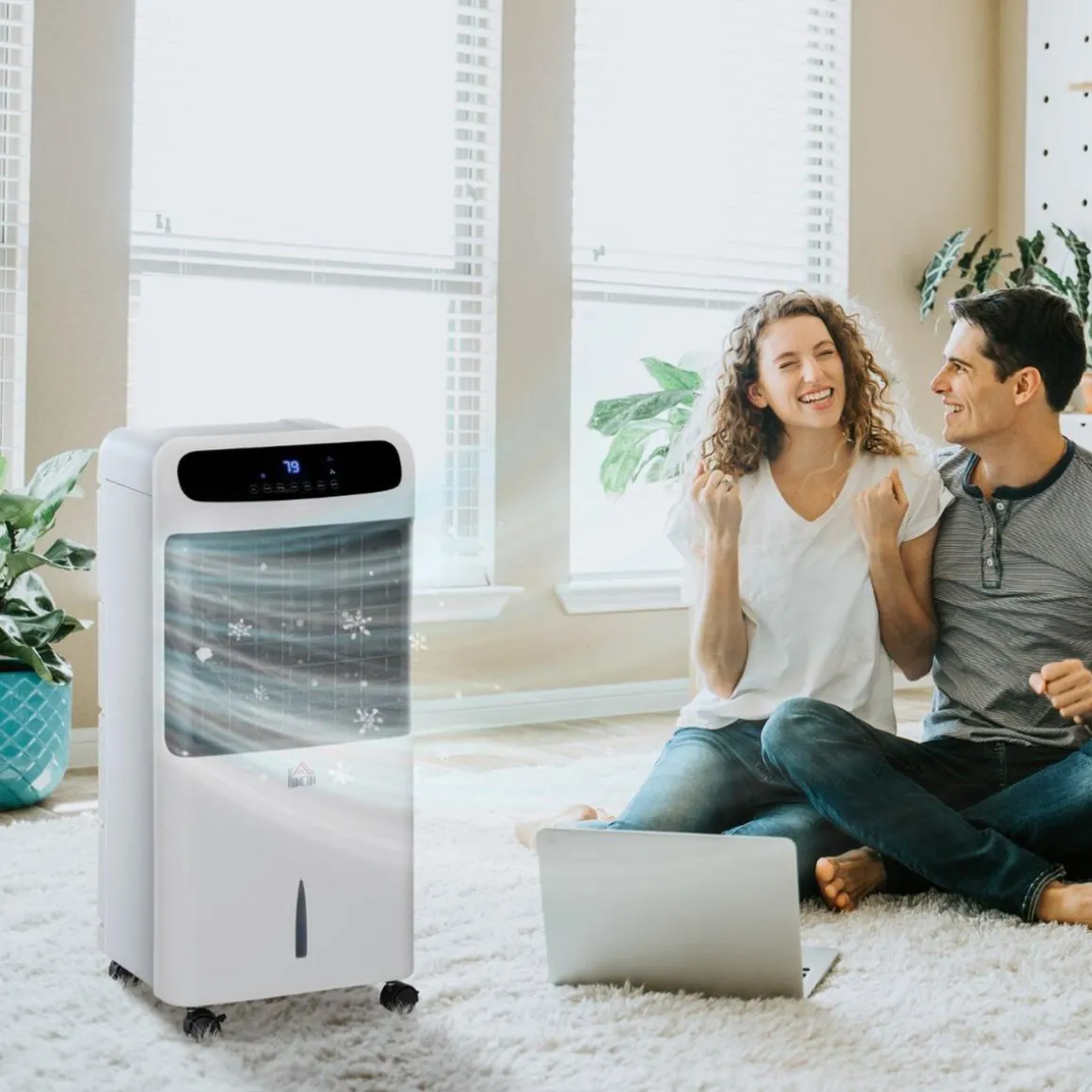 Homcom - Aire Acondicionado Humidificador