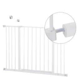 Homcom - Barrera Metálica para perro