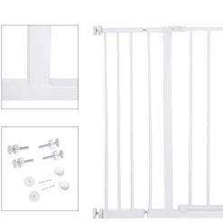 Homcom - Barrera Metálica para perro