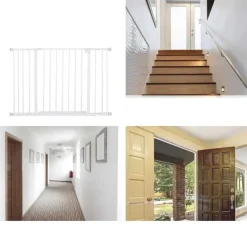 Homcom - Barrera Metálica para perro