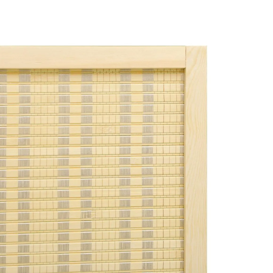 Homcom - Biombo de bambú 4 paneles