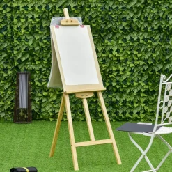 Homcom - Caballete de pintura de madera