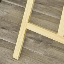 Homcom - Caballete de pintura de madera