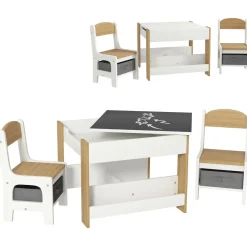 Homcom - Conjunto de Mesa con Sillas