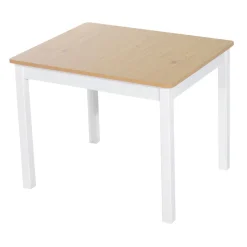 Homcom - Conjunto Mesa + Banco + 2 sillas infantiles Madera