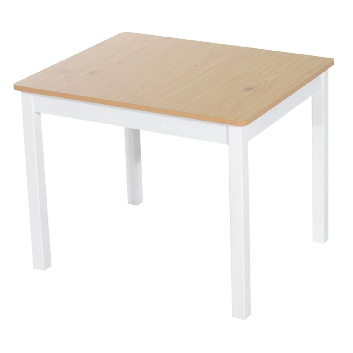 Homcom - Conjunto Mesa + Banco + 2 sillas infantiles Madera