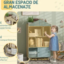 Homcom - Estantería infantil madera