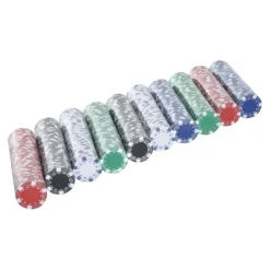 Homcom - Juego de Póker HomCom Aluminio