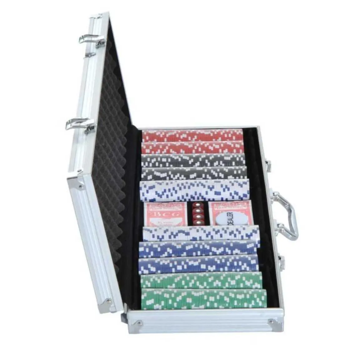 Homcom - Juego de Póker HomCom Aluminio