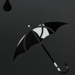 Homcom - Paragüero Negro