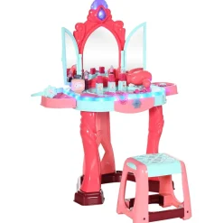 Homcom - Tocador infantil con cajón y taburete