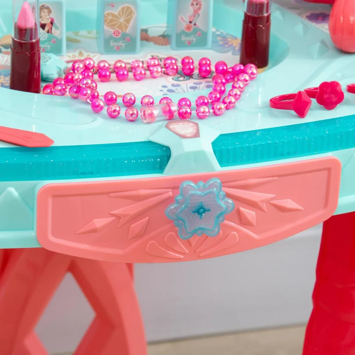 Homcom - Tocador infantil con cajón y taburete