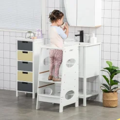 Homcom - Torre de aprendizaje de madera