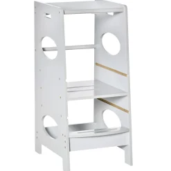 Homcom - Torre de aprendizaje madera Gris