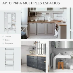 Homcom - Torre de aprendizaje madera Gris