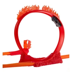 Hot Wheels - Hot Wheels Pista Acrobacias en Llamas con vehículo incluido